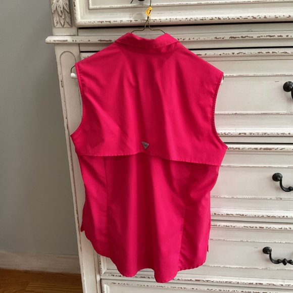 Columbia PFG sleeveless pink size lg - Picture 2 of 3